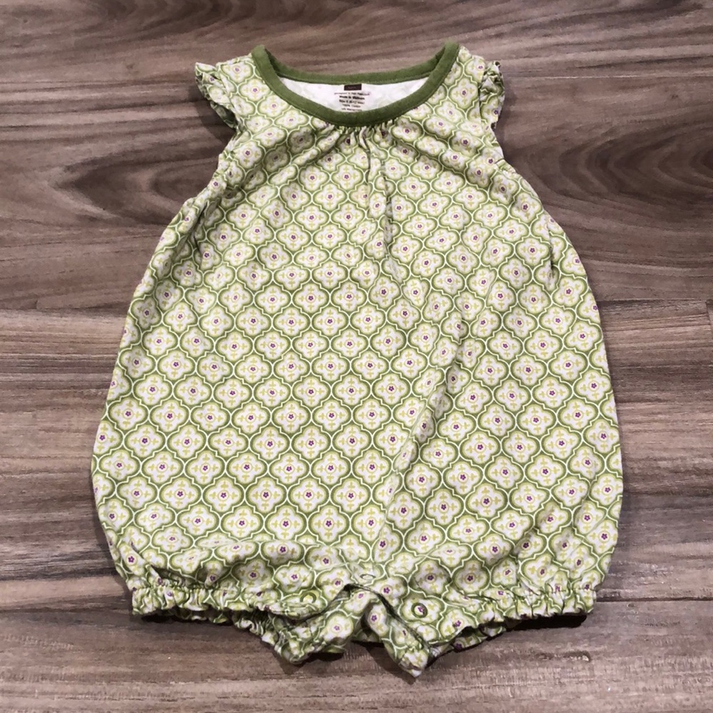 Tea collection romper size small (6-12) months